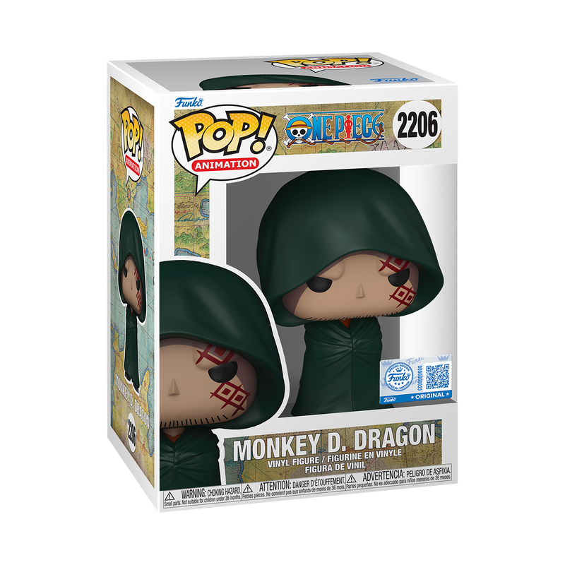 One Piece POP! Animation Vinyl Figure Monkey D. Dragon (Funko Original) #2206