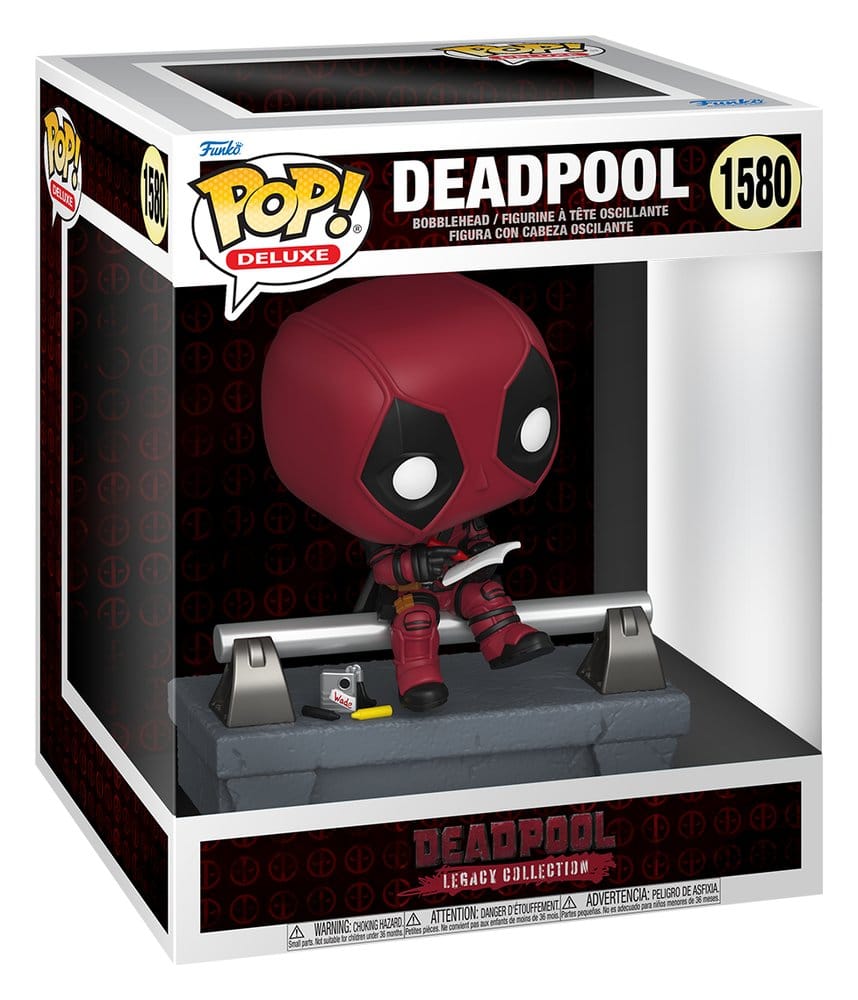 Marvel POP! Deluxe Vinyl Figure Deadpool on Bridge 9 cmMint