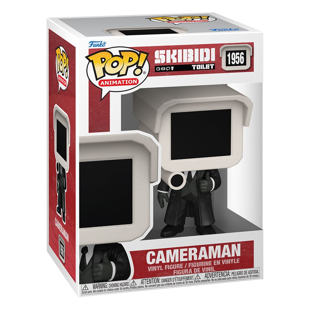 Skibidi Toilet POP! Animation Vinyl Figure Cameraman #1956