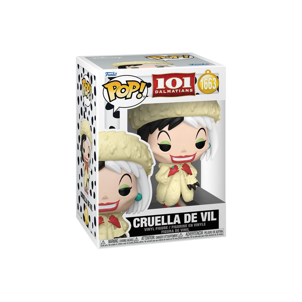 One Hundred and One Dalmatians POP! Vinyl Figures Cruella De Vil 9 cm