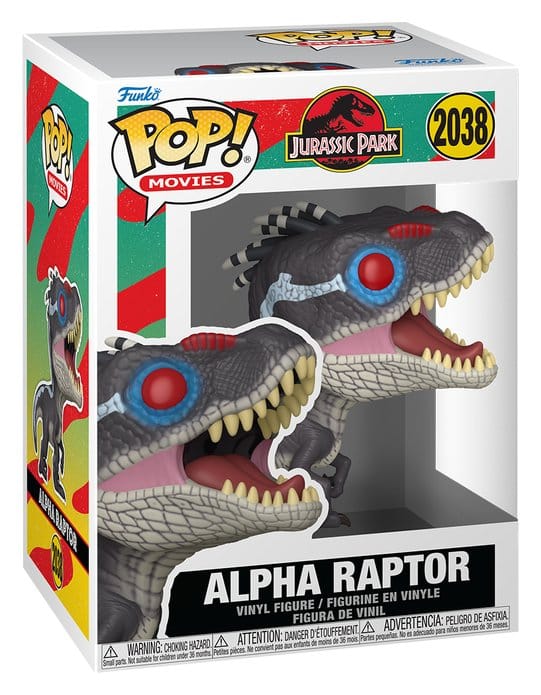 Jurassic Park POP! Movies Vinyl Figure Alpha Raptor 9 cm #2038