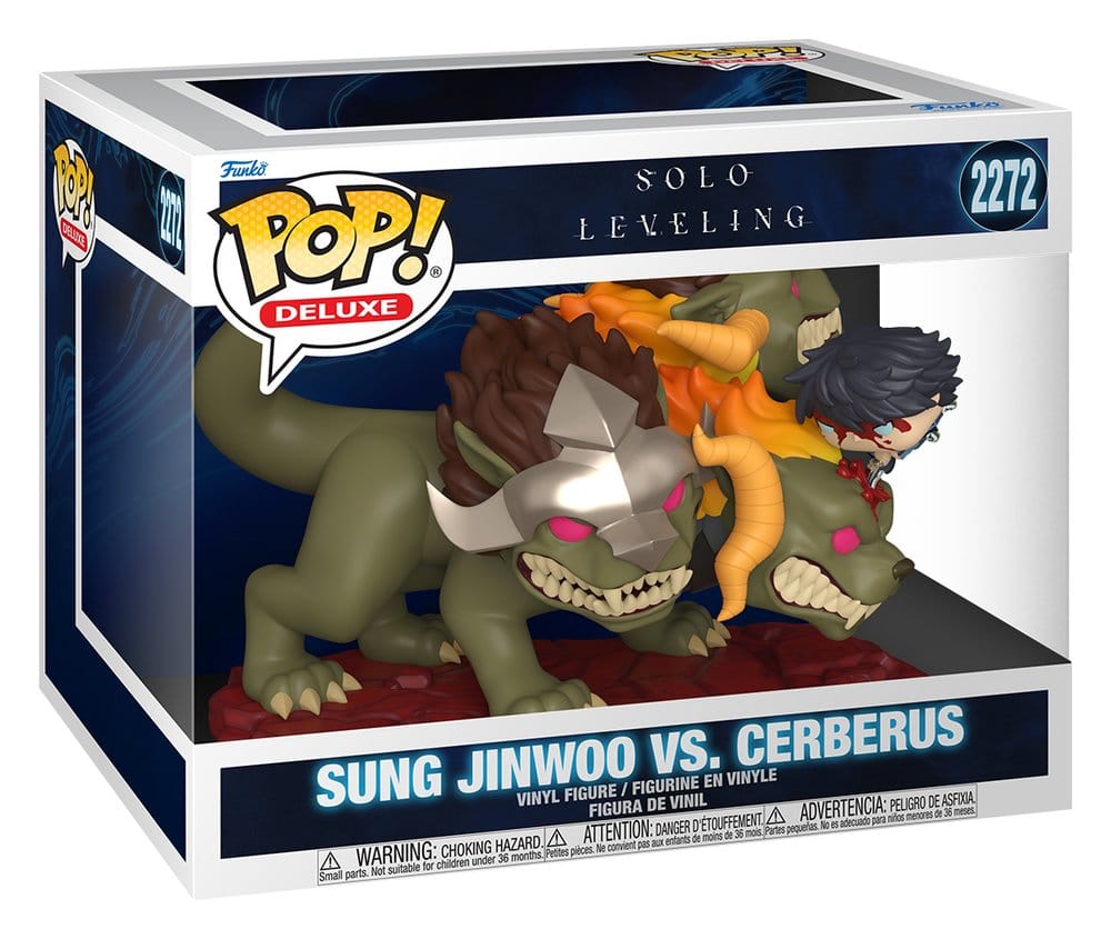 Solo Leveling POP! Deluxe Vinyl Figure Sung Jingwoo Vs. Cerberus #2272