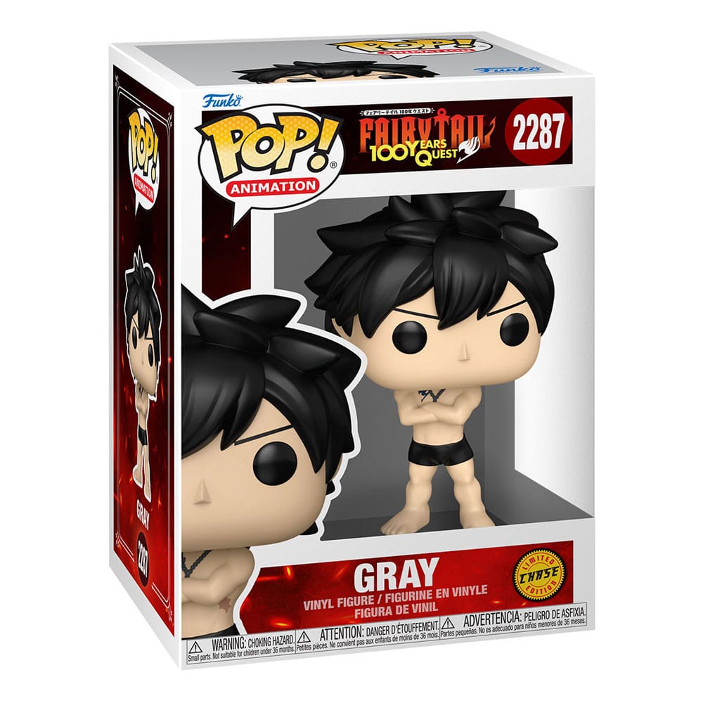 Fairy Tail 100 Year Quest POP! Animation Vinyl Figures Gray Chase 9 cm