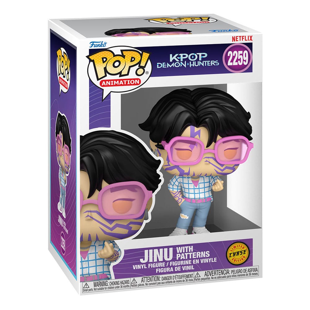 KPop Demon Hunters POP! Animation Vinyl Figures Jinu Chase 9 cm