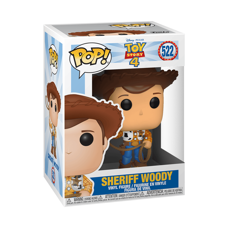 Disney Pixar Toy Story 4 POP! Vinyl Figure Sheriff Woody #522