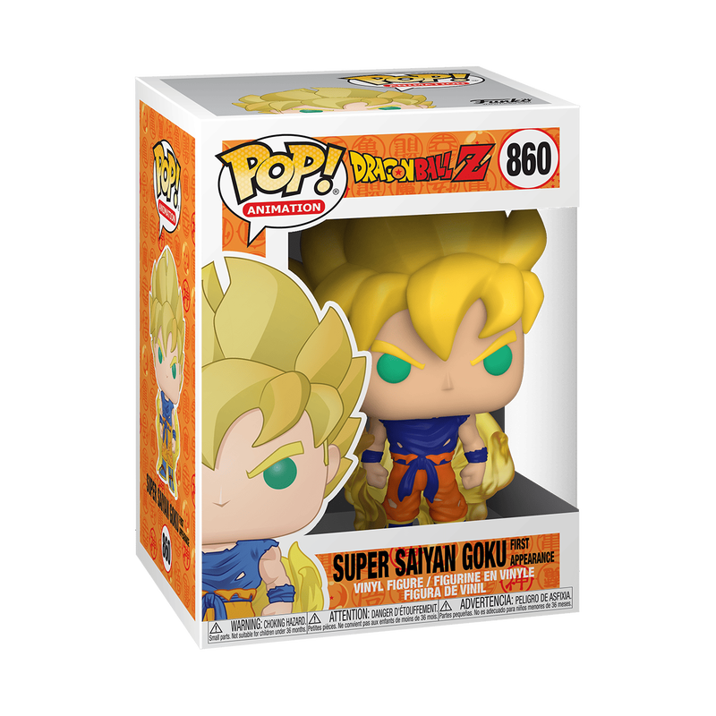 Dragon Ball Z POP! Animation Vinyl Figure Super Saiyan Goku First Appearance #860