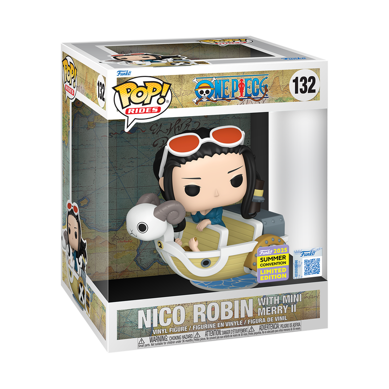 One Piece POP! Rides Vinyl Figure Nico with Mini Merry II (2025 Summer Convention) (Funko Original) #132