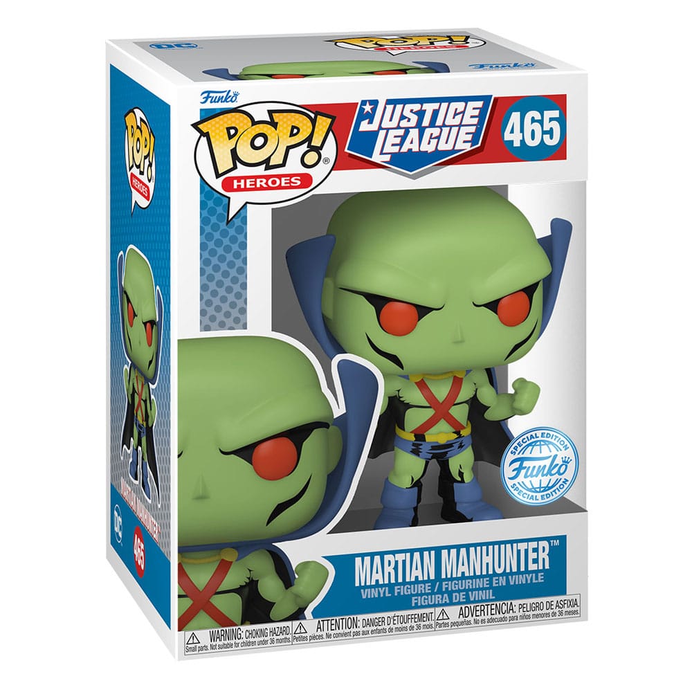 DC Justice League POP! Heroes Vinyl Figure Martain Manhunter (Funko Special Edition) #465