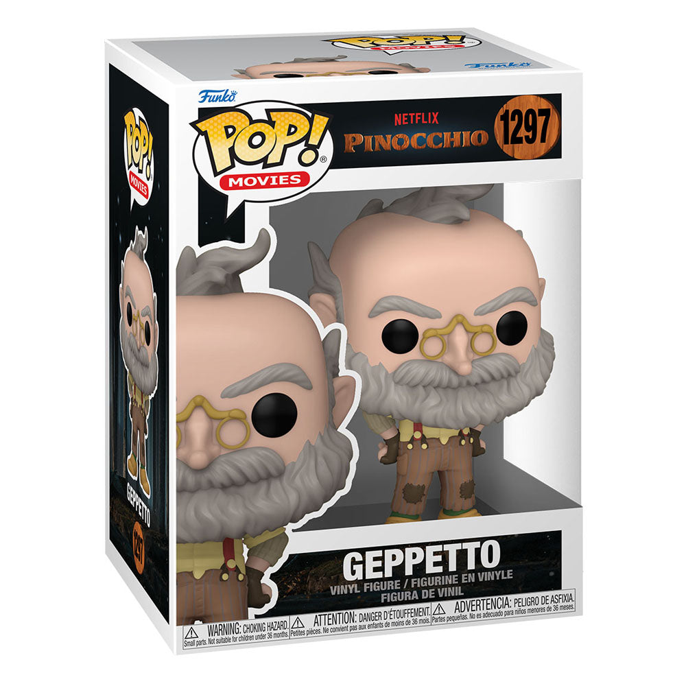 Netflix Pinocchio POP! Movies Vinyl Figure Geppetto #1297