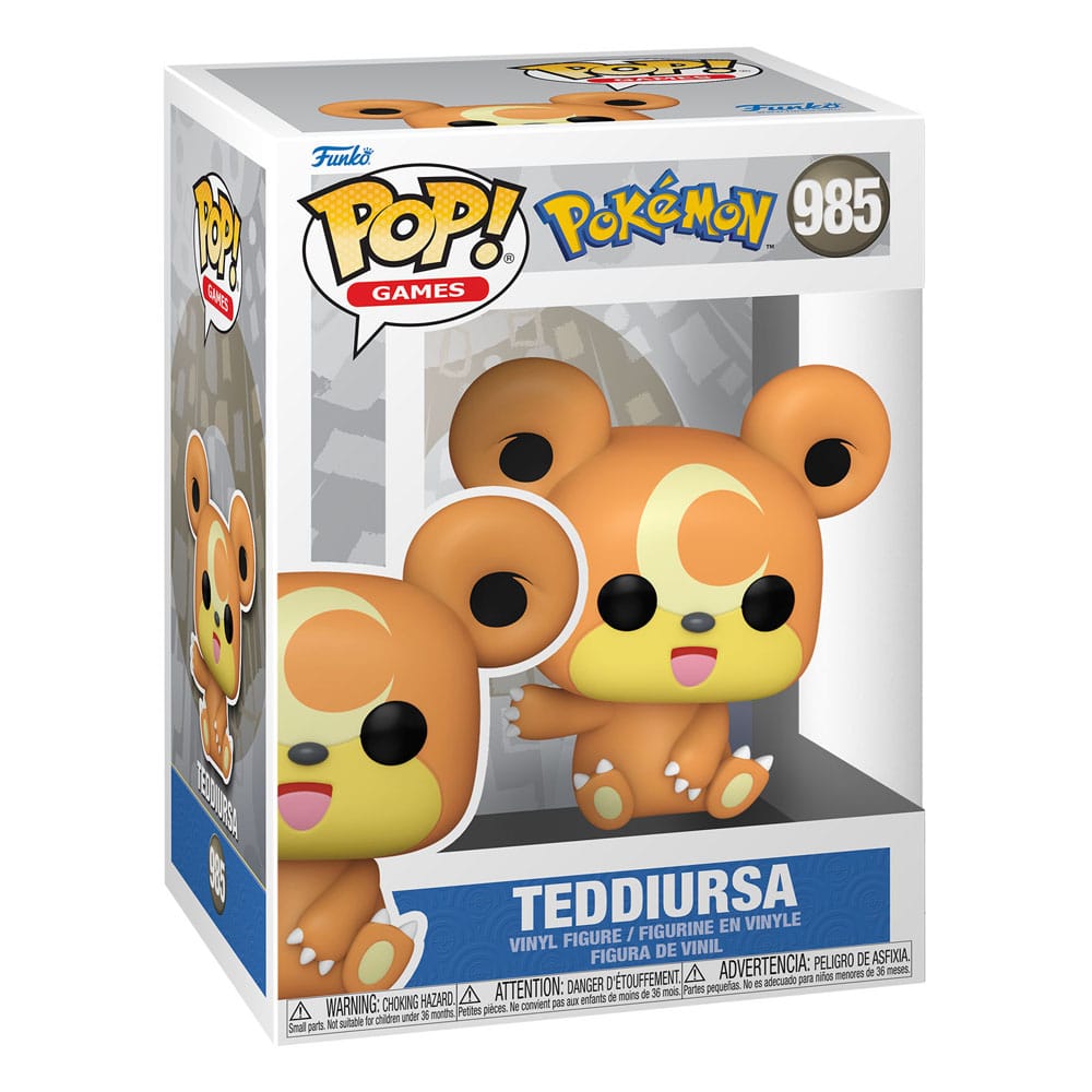 Pokémon POP! Games Vinyl Figure Teddiursa #985