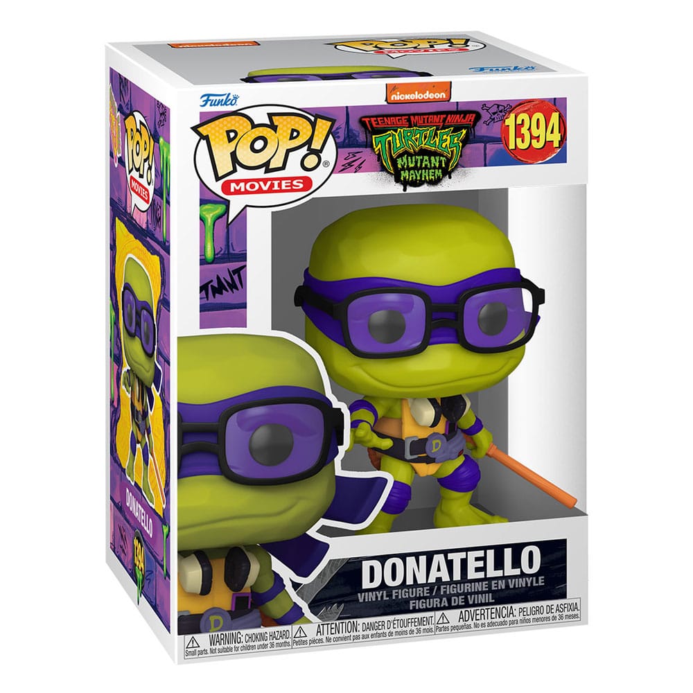 Teenage Mutant Ninja Turtles Mutant Mayhem POP! Movies Vinyl Figure Donatello #1394
