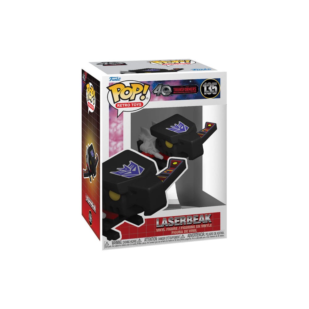 Transformers Retro Series POP! TV Vinyl Figures Laserbeak 9 cm
