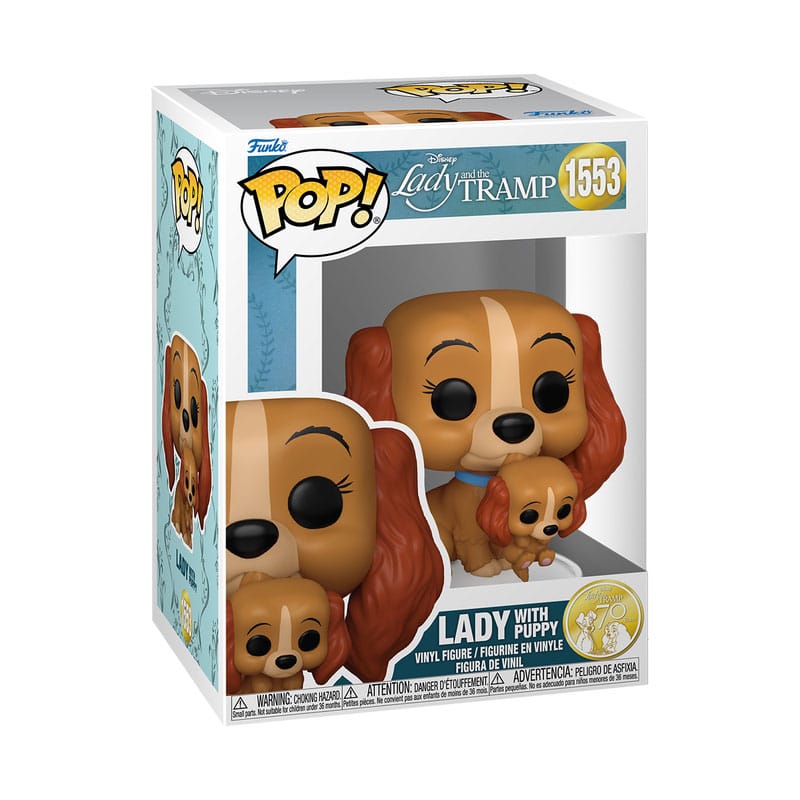 Disney Lady And The Tramp POP! Vinyl Figure Lady With Puppy #1553