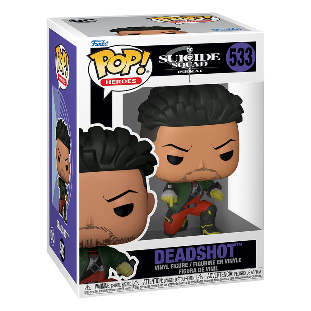 Suicide Squad Isekai POP! Heroes Vinyl Figure Deadshot #533