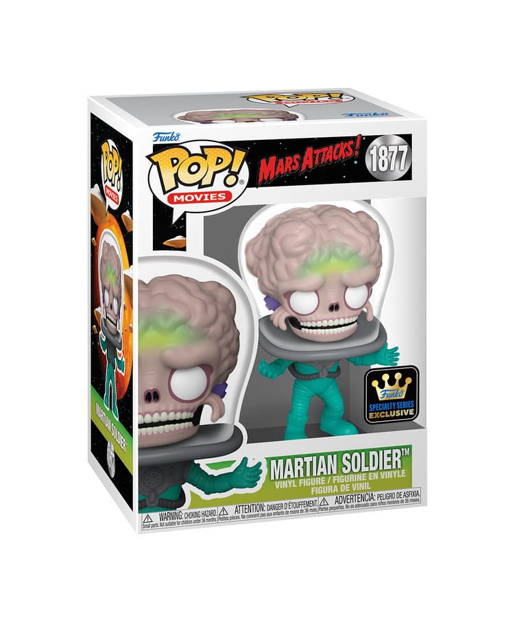 Mars Attack! POP! Movies Vinyl Figure Martian Soldier (Specialty Series) #1877