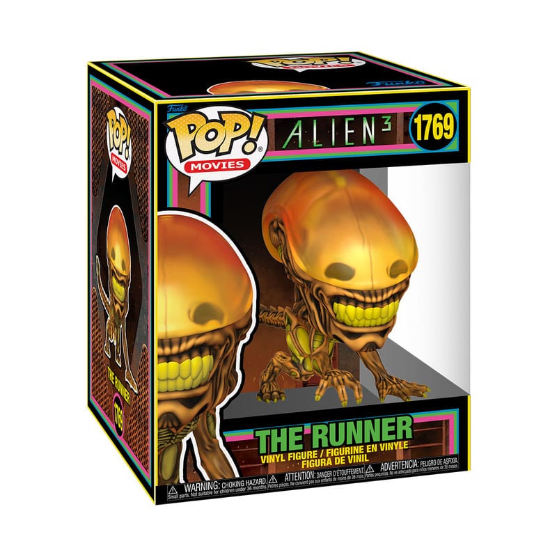 Alien 3 Super Sized POP! Movies Vinyl Figure The Runner (BLKLT) Exclusive Edition 15 cm