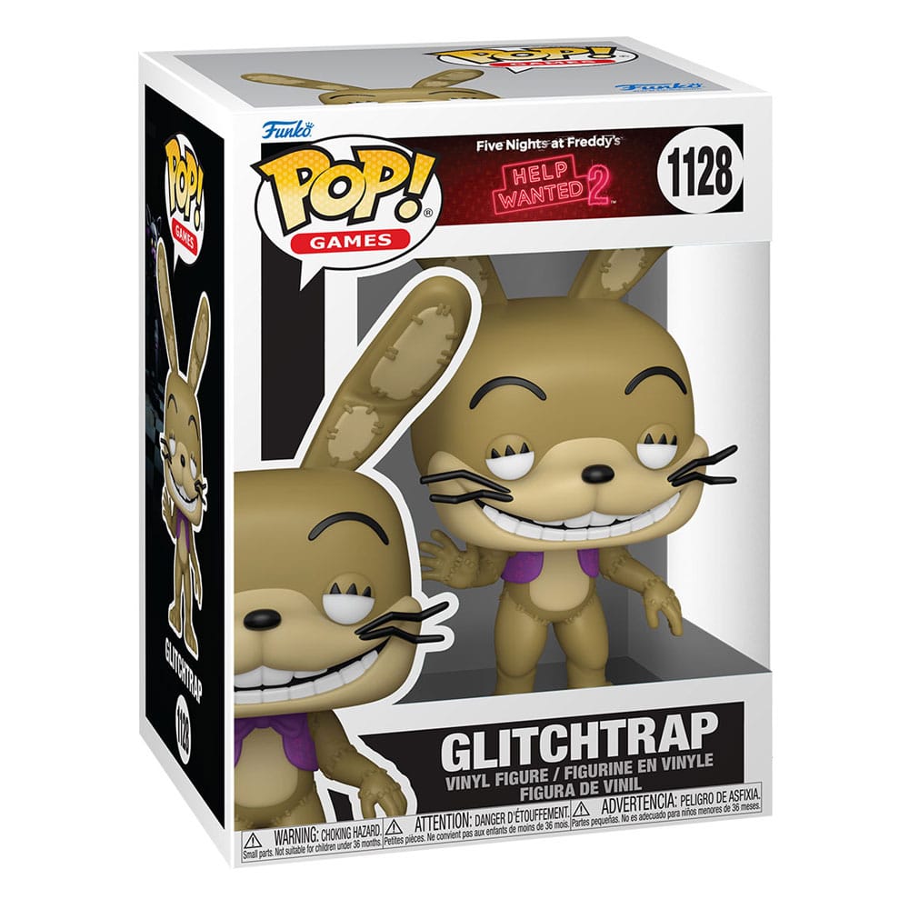 Five Nights At Freddy's Help Wanted 2 POP! Games Vinyl Figure Glitchtrap #1128Mint